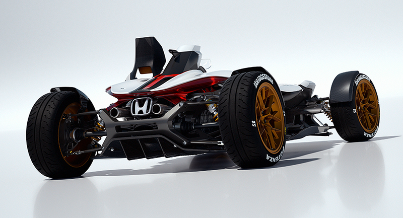 Illustration for article titled The Honda 2&4: A Screaming Open-Air Magic Machine Here To Slay The Ariel Atom